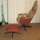 Adrian Pearsall Craft Associate High Back Chair Ottoman Mid-Century Modernism photo 2