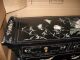 Mid Century Black Lacquer Asian Motif Bar Or Sideboard Mid-Century Modernism photo 2