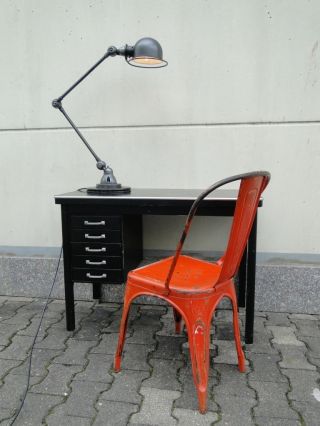 Jielde French Industrial 2 Arms Desk Table Lamp photo