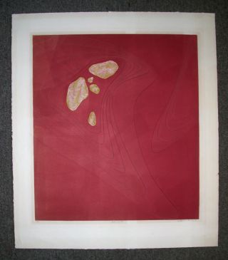 Beatrice Berlin Collograph,  1970,  