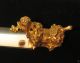 Atomic W German Ruberg Gold Poodle Dog Lucite Magnifier Mid-Century Modernism photo 2