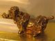 Atomic W German Ruberg Gold Poodle Dog Lucite Magnifier Mid-Century Modernism photo 3