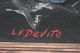 L.  V.  Devito; Oil/b; Mid Century Modern Abstract 1960s Mid-Century Modernism photo 2