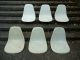 Set Of 6 Eames Herman Miller Side Shell Fiberglass Chair Seats Parchment 1960s Mid-Century Modernism photo 3
