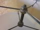 Wood + Brass 1940s Table Lamp W/orig Shade - Russel Wright? Mid-Century Modernism photo 7