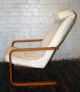 Danish White Lounge Aalto Alvar Style Mid Century Vintage Knoll Eames Molber Mid-Century Modernism photo 5