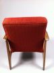 Refinished And Reupholstered Mid Century Modern Arm Chair Post-1950 photo 7