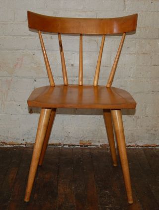 Paul Mccobb Maple Side Chair Blonde Mid Century Eames Vintage Knoll Retro photo