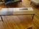 Mid Century Modern Italian Venetian Mosaic Tile Brass Coffee Table Mid-Century Modernism photo 2