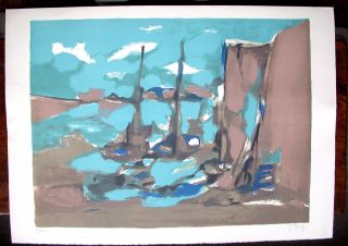 Marcel Mouly Lithograph 