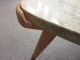 Unusual Marble Biomorphic Cocktail Table With Blonde Tri - Leg Base C1950s Post-1950 photo 7
