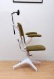 Mid Century Modern Dentist Chair Cast Iron Chrome Plated And New Leather Mid-Century Modernism photo 11