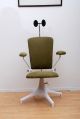Mid Century Modern Dentist Chair Cast Iron Chrome Plated And New Leather Mid-Century Modernism photo 7