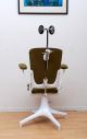 Mid Century Modern Dentist Chair Cast Iron Chrome Plated And New Leather Mid-Century Modernism photo 8