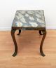 Arturo Pani Side Table Brass & Glass Top Mexican Modernist Mid-Century Modernism photo 9
