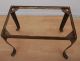Arturo Pani Side Table Brass & Glass Top Mexican Modernist Mid-Century Modernism photo 2