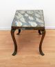 Arturo Pani Side Table Brass & Glass Top Mexican Modernist Mid-Century Modernism photo 8