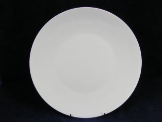 Rosenthal Ebony Black Dinner Plate (white) By Raymond Loewy Form 2000 photo