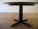 Mid Century Modern Edward Wormley Dunbar Round Dining Table W/ 2 Leafs Mid-Century Modernism photo 2