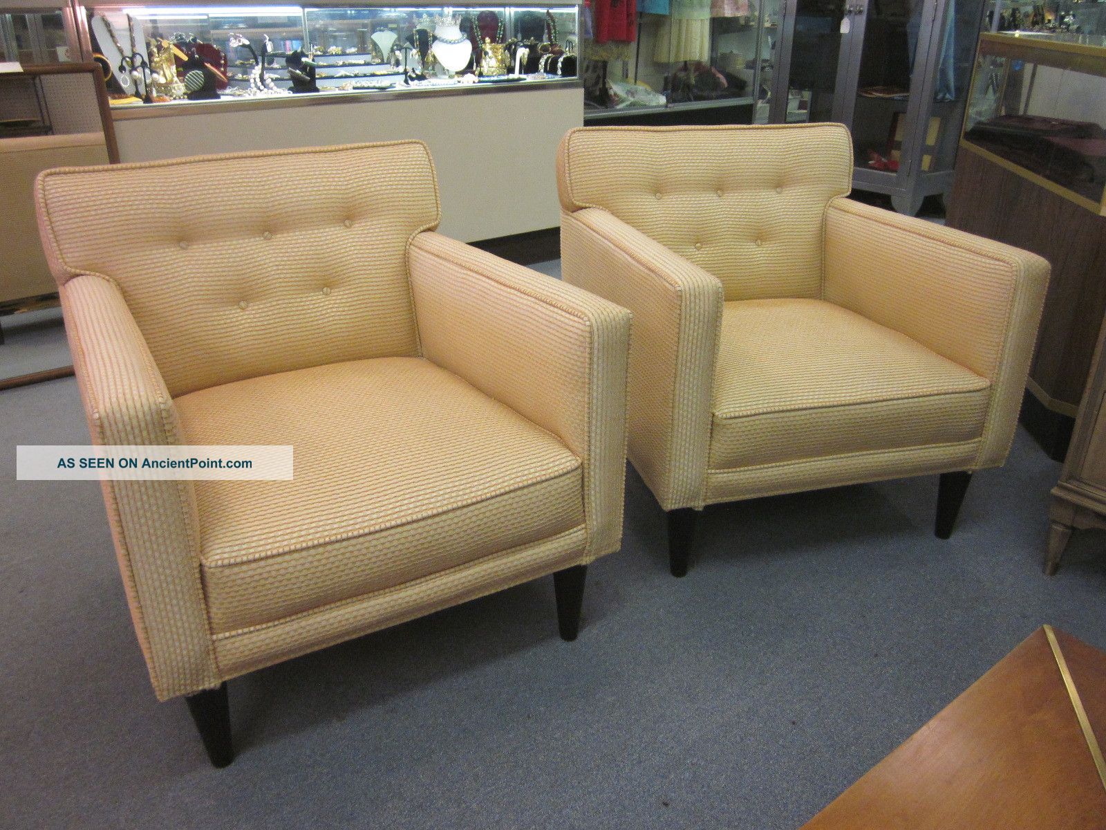 Pair Of Lounge Armchairs Attributed To Harvey Probber C1950s Post-1950 photo