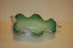 1890 ' S Unusual Green & White Cased Glass Bride ' S Bowl Bowls photo 1