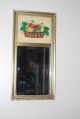 Mid Century Two Part Mirror With Reverse Glass Still Life Painting Mirrors photo 3