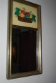 Mid Century Two Part Mirror With Reverse Glass Still Life Painting Mirrors photo 7