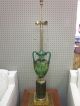 Monumental Green Glass Italian Table Lamp By Marbro C1950s Mid-Century Modernism photo 1