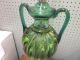 Monumental Green Glass Italian Table Lamp By Marbro C1950s Mid-Century Modernism photo 4