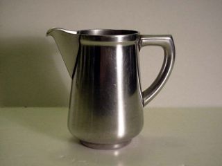 Wilhelm Wagenfeld Cromargan Germany Creamer Bauhaus 50s photo