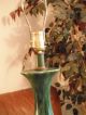 Pr Mid - Century Modern Art Pottery Drip Glaze Lamps Mid-Century Modernism photo 3