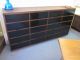 Custom Made Stained Oak Cabinet With Black Bakelite Drawers C1950 1900-1950 photo 1