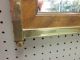 Excellent Tommi Parzinger Style Brass + Burled Wood Wall Mirror C1960s Mid-Century Modernism photo 2