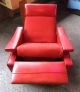 Vintage Mid Century Red Vinyl Stratolounger 4435 Mid-Century Modernism photo 3