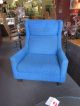 Great All Selig High - Back Blue/green Lounge Chair C1960s Post-1950 photo 2