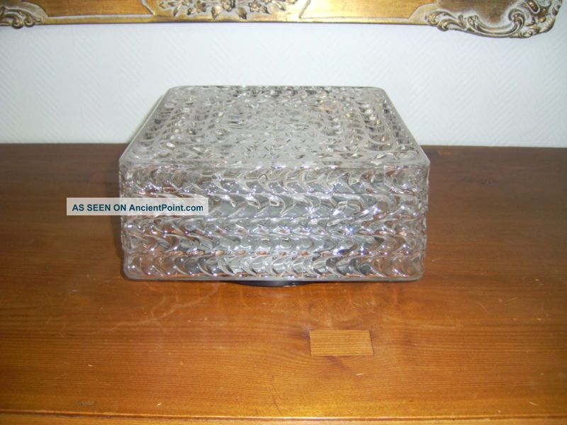 1960´s Textured Flushmount Wall Or Ceilling Lamp 74 Mid-Century Modernism photo