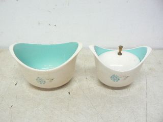 Taylor Smith & Taylor Ever Yours Boutonniere Covered Sugar & Open Sauce Boat photo