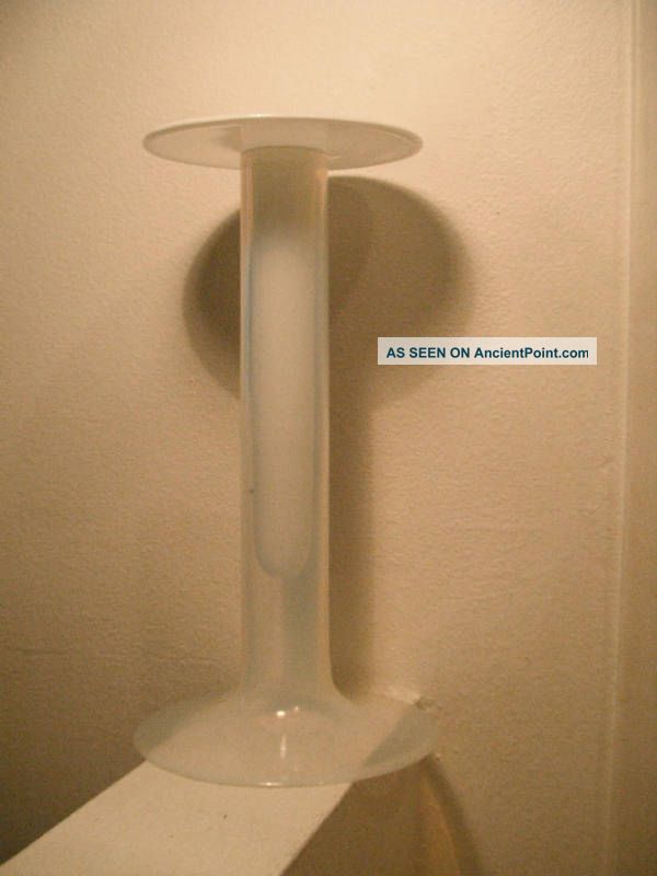 Mid - Century Modern Italian Opalino Lattimo 2 - Part Vase Mid-Century Modernism photo