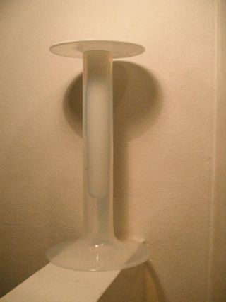 Mid - Century Modern Italian Opalino Lattimo 2 - Part Vase photo