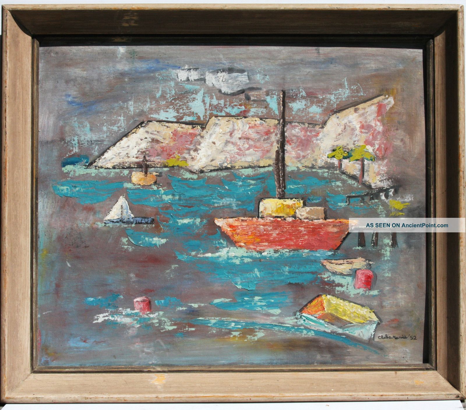 Cleda Marie [simmons] 1952; Important Listed Artist; Modernism 