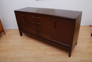 Brown Saltman Credenza John Keal Mid Century Modern Period photo