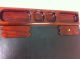 Dyrlund Danish Leather Writing Pad W/ Rosewood Organizer & Rosewood Letter Tray Mid-Century Modernism photo 2