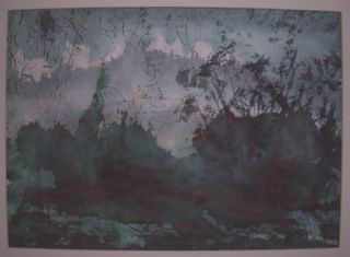 Francis Cole Watercolor,  South West Painter,  1950s,  Listed Artist photo