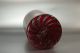 Salviati Glass Vase Mid - Century Murano Art Bottle Italy Twisted Red - Grey Mid-Century Modernism photo 5