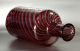Salviati Glass Vase Mid - Century Murano Art Bottle Italy Twisted Red - Grey Mid-Century Modernism photo 8