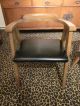 Set Of Four Oak Dining Chairs W/splayed Legs Attr.  To Allan Gould C1950s Post-1950 photo 5