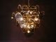 Great Italian 60s 70s Chandelier Pendulum Hanging Ceiling Lamp Mid Century Mid-Century Modernism photo 1
