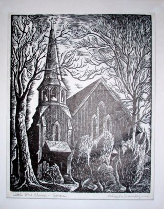 Charles Surendorf Linocut 