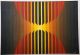 Abstract Oil In Canvas Signed Mid Century Mod Latin American Optical Art Ruelan Mid-Century Modernism photo 4
