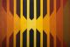 Abstract Oil In Canvas Signed Mid Century Mod Latin American Optical Art Ruelan Mid-Century Modernism photo 6